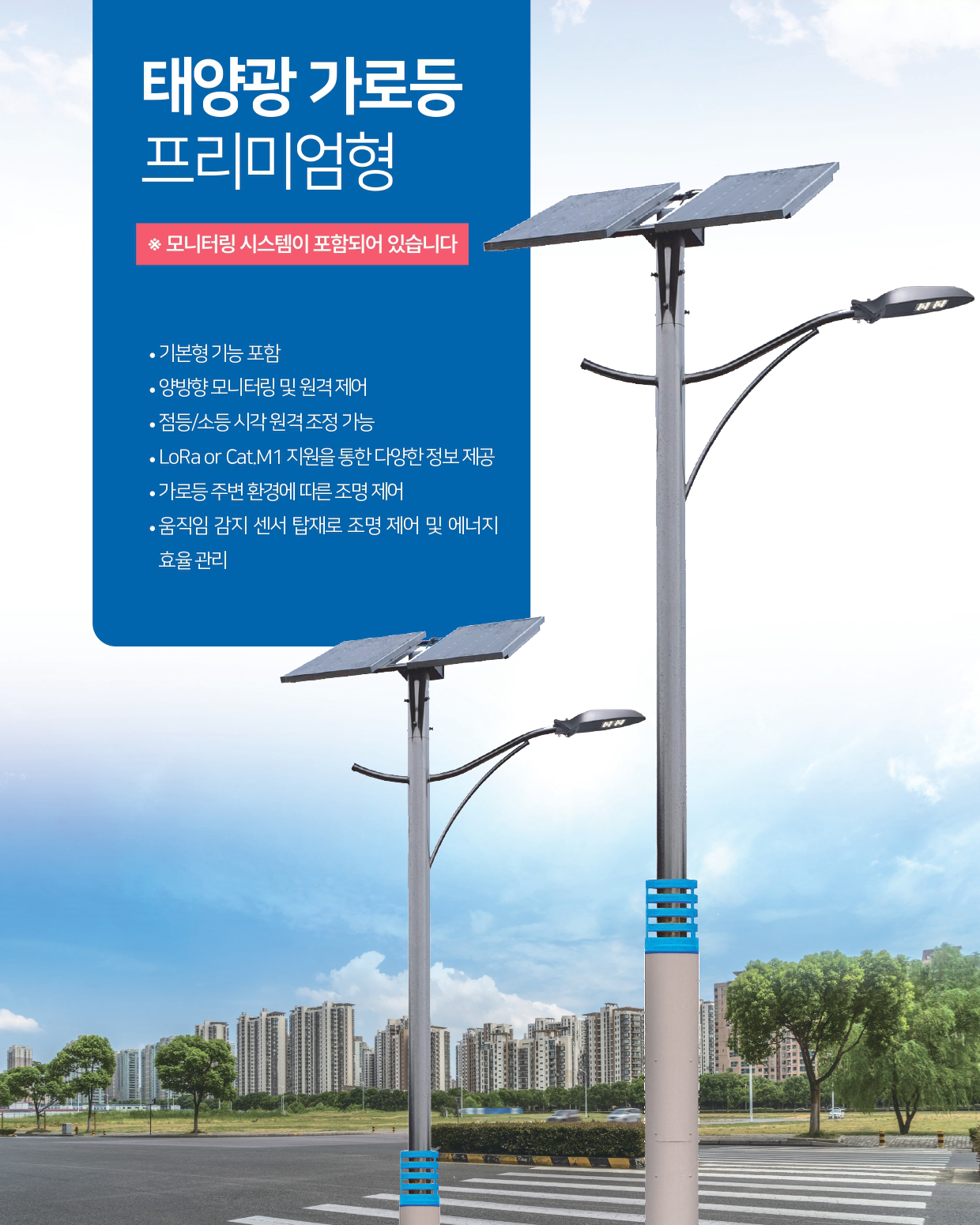 태양광 가로등 프리미엄형